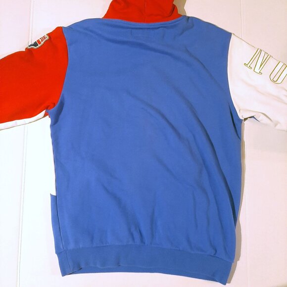 rare Reason hoodie mens large red white blue Olympic torch fire 100% authentic - Picture 7 of 7